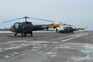 Přesun vrtulníků CLV na Letiště Přerov.
Zdroj: LOM Praha