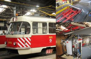 Speciální tramvaje na promazání trolejového vedení.Foto: DPP - Petr Vacek