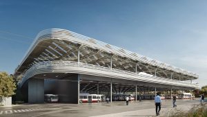 Vozovna Slatina po modernizaci. Zdroj: DPMB