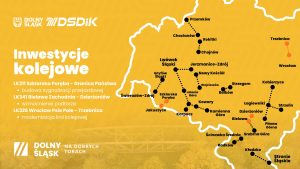 Plánované investice do železničních tratí v Dolním Slezsku. Foto: Dolnolezské vojvodství