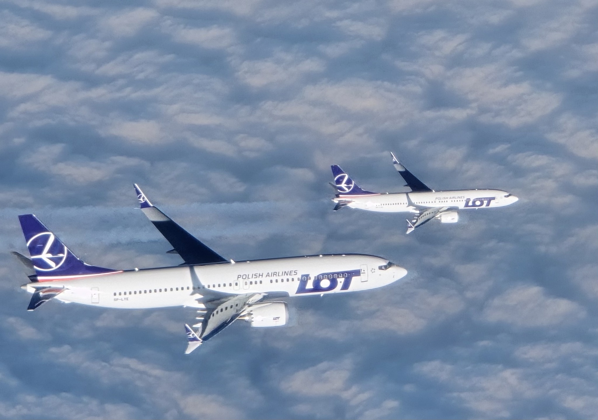 Boeingy 737 MAX 8 letecké společnosti LOT Polish Airlines. Zdroj: LOT