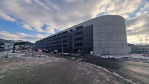 Parkovací dům u vsetínského nádraží.
Zdroj: město Vsetín