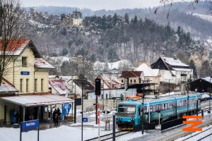 Modernizovaná stanice Malá Skála. Foto: Správa železnic