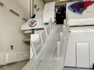 Trenažér letadla v CATC. Foto: Zdopravy.cz / Vojtěch Očadlý