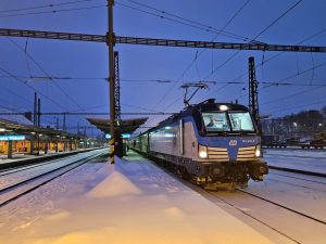 Ráno v České Třebové 13.1. 2026 při kalamitě ledovky. Foto: Pavel Vaníček