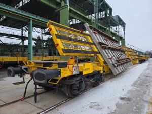 Expedice nových výhybek pro stanici Kolín. Foto: DTVS