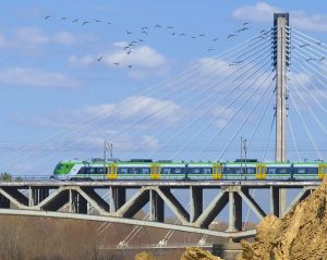 Jednotka Stadler FLIRT pro Koleje Mazowieckie. Foto: Stadler Rail
