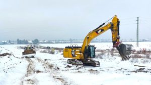 Výstavba 12,6 km dlouhé přeložky silnice I/12. Foto: ŘSD