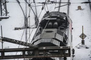 Roudnice nad Labem a beznapěťová výluka bez hákovnic. Foto: Správa železnic