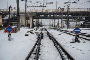 Roudnice nad Labem a beznapěťová výluka bez hákovnic. Foto: Správa železnic