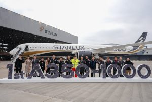 Airbus A350-1000 v barvách Starlux Airlines.
Zdroj: Starlux Airlines