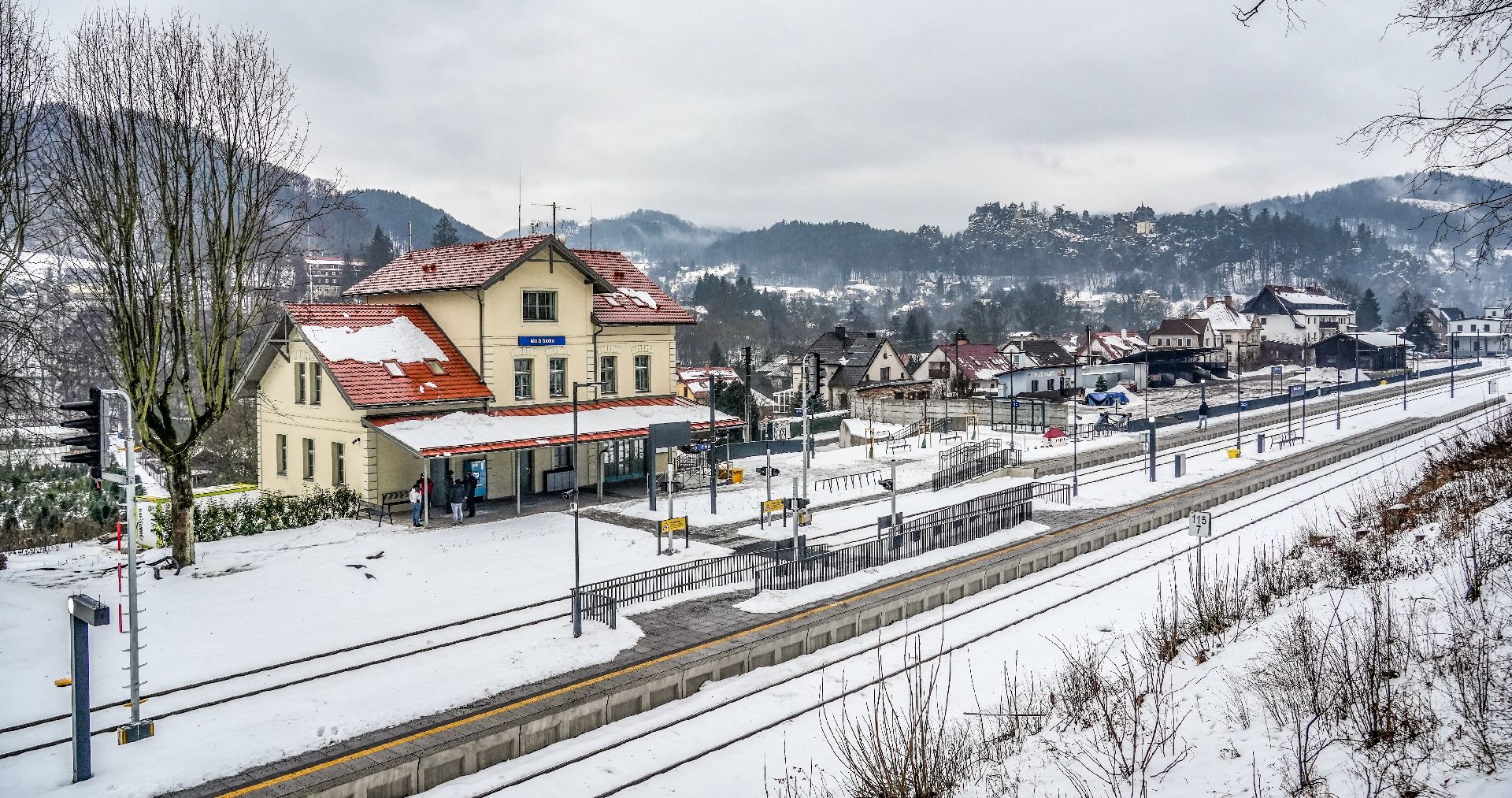 Modernizovaná stanice Malá Skála. Foto: Správa železnic