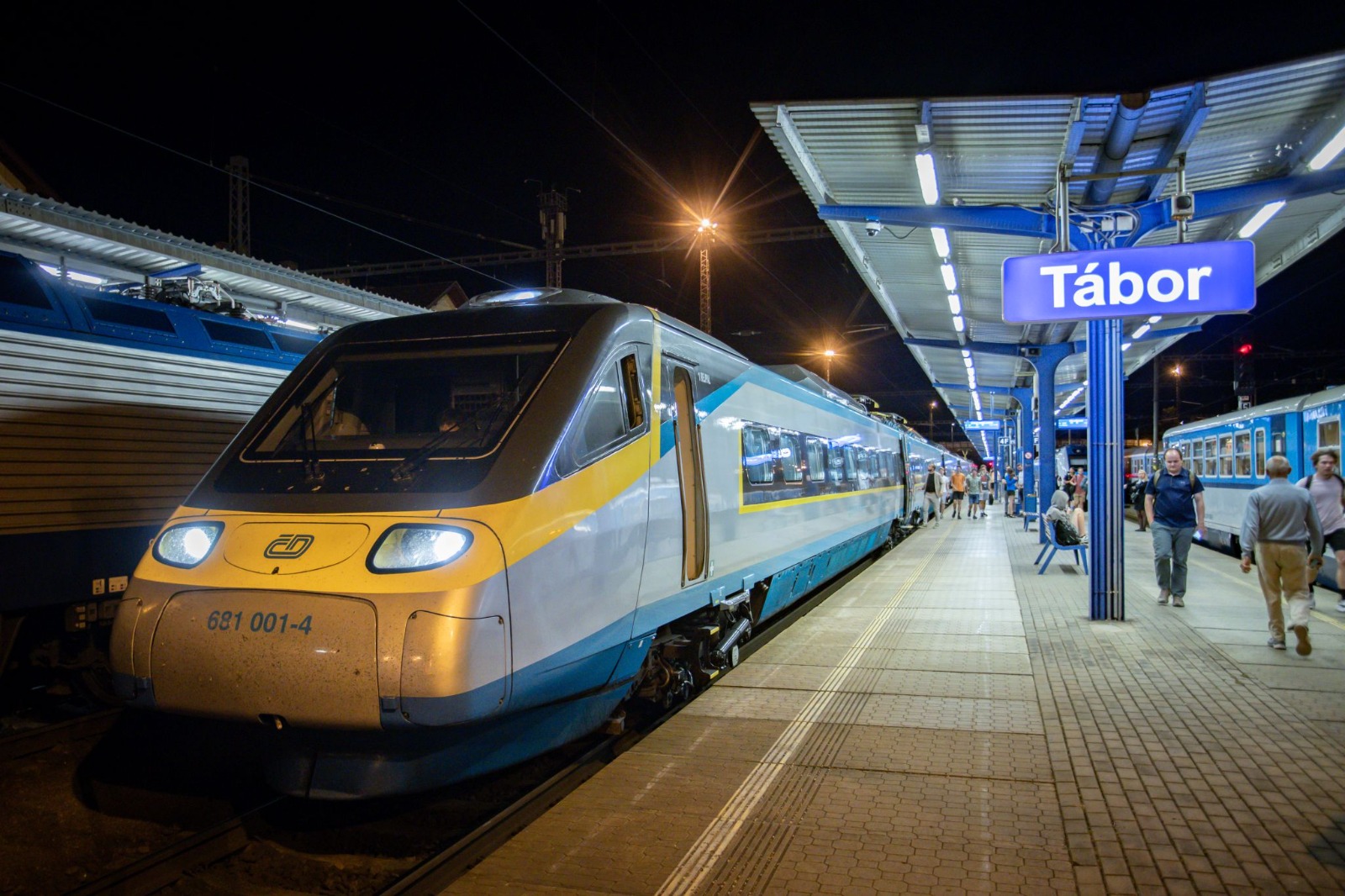 Pendolino ve stanici Tábor. Foto: České dráhy