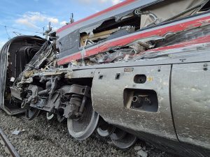 Havarovaný rychlovlak Iryo. Zdroj: Óscar Puente