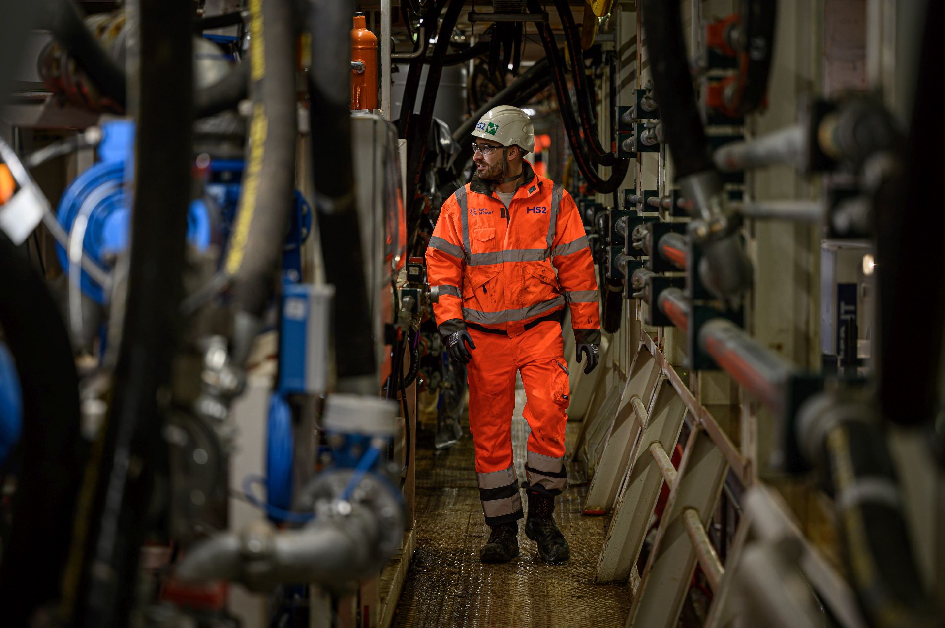 Ražba tunelu pod Londýnem. Foto: HS2