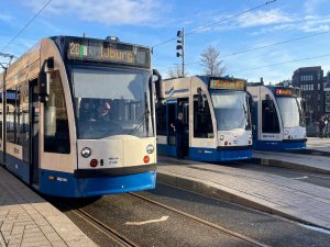 Tramvaje v Amsterdamu. Foto: Jan Sůra / Zdopravy.cz