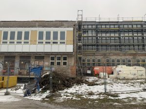 Rekonstrukce nádraží Ostrava-Vítkovice - leden 2026.
Foto: msstavby / Martin Mlčák