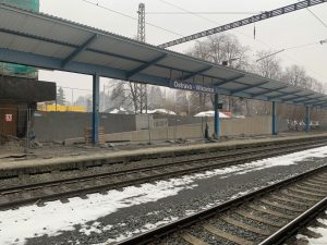 Rekonstrukce nádraží Ostrava-Vítkovice - leden 2026.
Foto: msstavby / Martin Mlčák