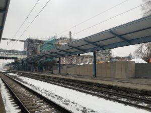 Rekonstrukce nádraží Ostrava-Vítkovice - leden 2026.
Foto: msstavby / Martin Mlčák