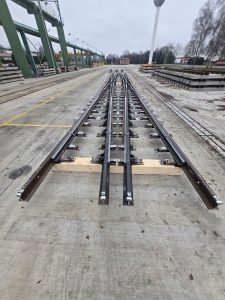 Křižovatková výhybky pro stanici Kolín. Foto: DTVS