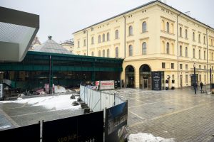 Rekonstrukce Masaykova nádraží v lednu 2026. Foto: SŽ