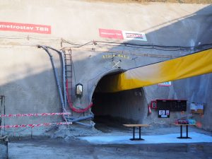 Průzkumná štola Marie pro budoucí tunel Kamenná Vrata na dálnici D3. Foto: Zdopravy.cz / Jan Nevyhoštěný