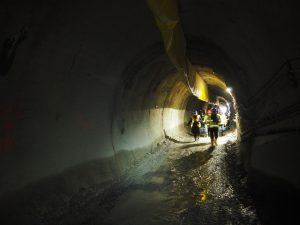Průzkumná štola Marie pro budoucí tunel Kamenná Vrata na dálnici D3. Foto: Zdopravy.cz / Jan Nevyhoštěný