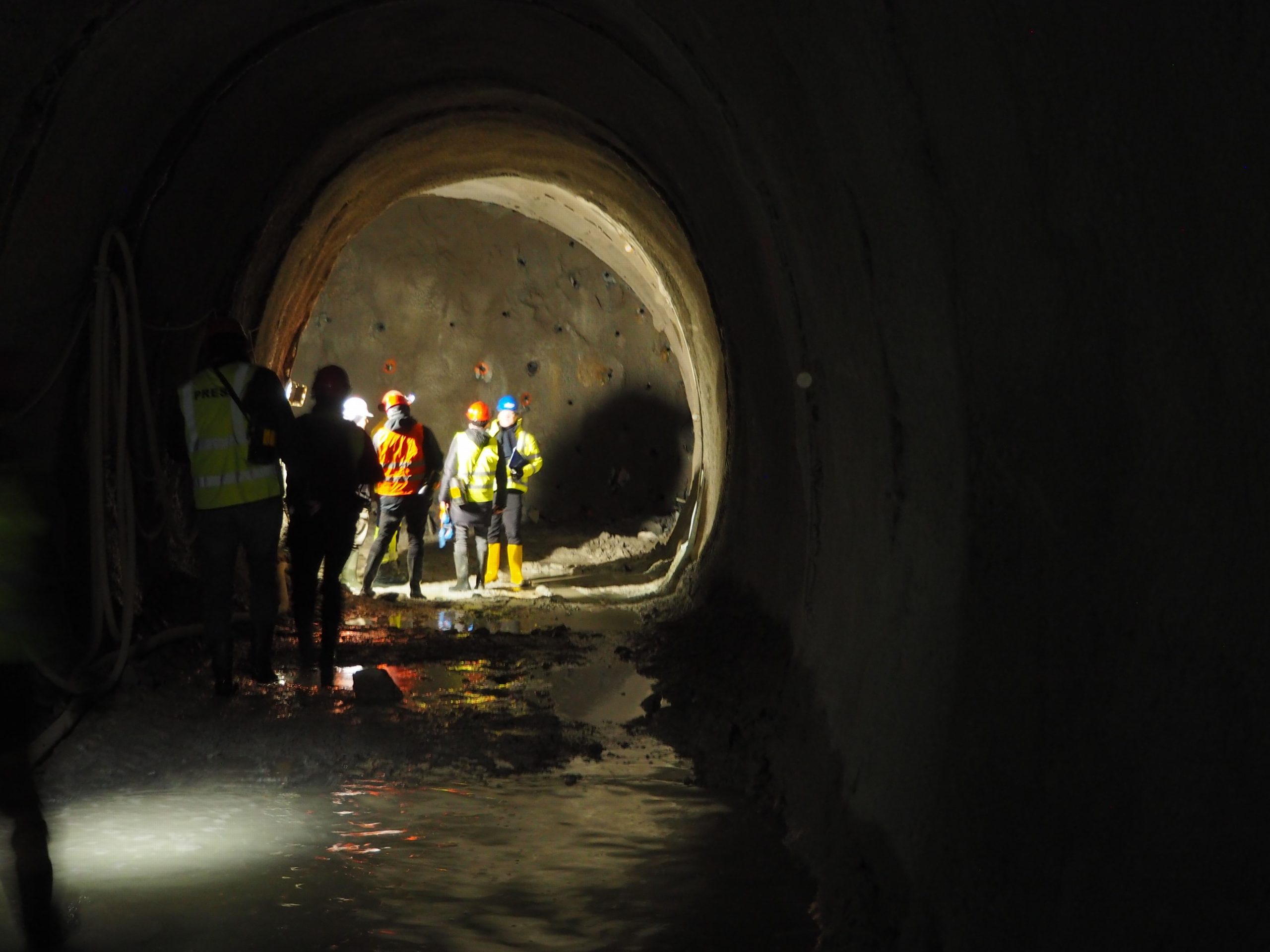 Průzkumná štola Marie pro budoucí tunel Kamenná Vrata na dálnici D3. Foto: Zdopravy.cz / Jan Nevyhoštěný