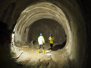 Průzkumná štola Marie pro budoucí tunel Kamenná Vrata na dálnici D3. Foto: Zdopravy.cz / Jan Nevyhoštěný