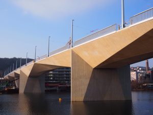 Dokončovaný pražský Dvorecký most (21. leden 2026). Foto: Zdopravy.cz, Jan Nevyhoštěný