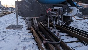 Vykolejení nákladního vlaku v Havlíčkově Brodě. Foto: Drážní inspekce