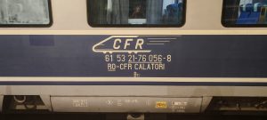 Rumunský vůz státního dopravce CFR Calatori. Foto: Martin Kothera