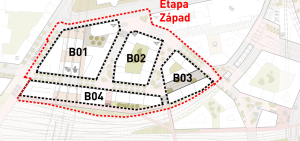 Nové bloky budov projektu Florenc 21. Zdroj: Penta Real Estate