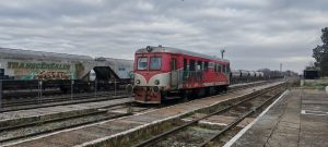 Vlak na rumunsko-srbské hranici. Foto: Martin Kothera