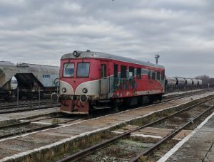 Vlak na rumunsko-srbské hranici. Foto: Martin Kothera