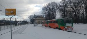 Jednotka 814.501 společnosti GW Train Regio na trati Trutnov - Královec - Lubawka - Sędzisław. Foto: GWTR