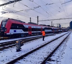 Vykolejení v Brně. Foto: Hasiči SŽ