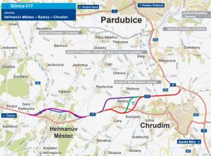 Trasa severního obchvatu Chrudimi a Heřmanova Městce. Foto: ŘSD