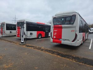 Elektrobusy Iveco Crossway v Táboře. Foto: Comett Plus