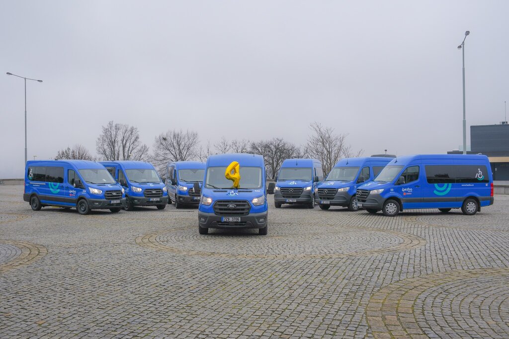Nová vozidla pro službu Bezba doprava. Zdroj: PID