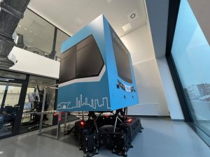 Tramvajový simulátor DPO.
Zdroj: DPO