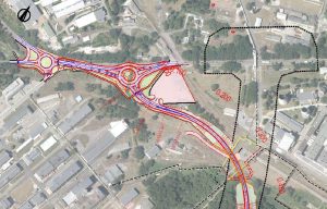 Plán na západní tangentu Pardubic. Foto: Správa a údržba silnic Pardubického kraje