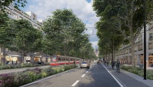 Podoba tramvajových tratí v Trnité. Foto: Kancelář architekta města Brna