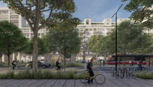 Podoba tramvajových tratí v Trnité. Foto: Kancelář architekta města Brna