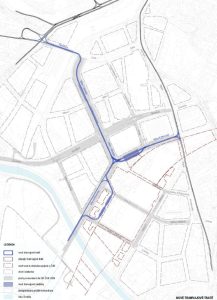 Nové tramvajové tratě v Trnité. Foto: Brněnské komunikace