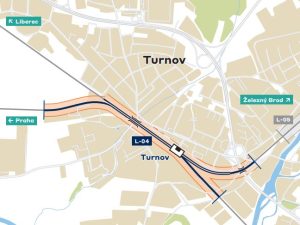 Rekonstrukce stanice Turnov. Foto: Správa železnic