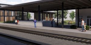 Vizualizace stanice Turnov. Foto: Správa železnic