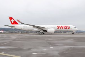 Airbus A350-900 společnosti Swiss International Air Lines. Foto: Swiss