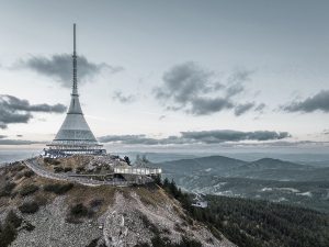 Podoba horní stanice lanovky na Ještědu. Foto: SIAL / Statutární město Liberec