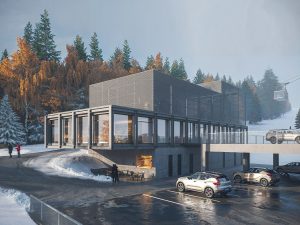 Lanová dráha na Ještěd, dolní stanice. Foto: SIAL / Statutární město Liberec